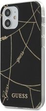 Guess Etui Guhcp12Spcuchbk Iphone 12 Mini 5 4 Czarny Black Hardcase Gold Chain Collection