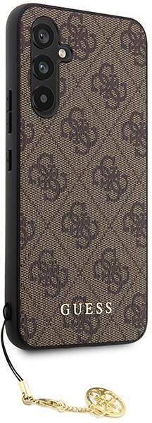 Guess 4G Charms Collection Samsung Galaxy A54 5G Hybrid Case - Brown