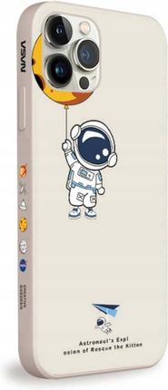 Nexeri Etui Do Iphone 14 Pro Max Astronauta Nasa Kremowe