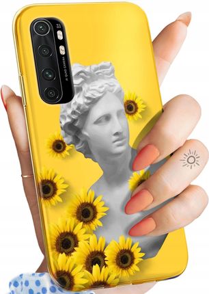 Hello Case Etui Do Mi Note 10 Lite Żółte Yellow