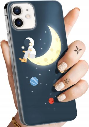 Hello Case Etui Do Iphone 12 Mini Moon Księżyc Gwiazdy