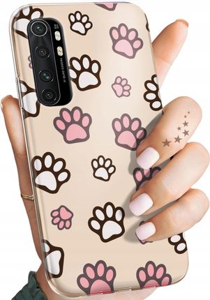 Hello Case Etui Do Mi Note 10 Lite Łapki Ślady