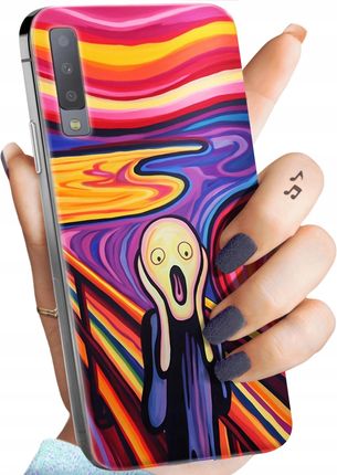 Hello Case Etui Do Samsung Galaxy A7 2018 Krzyk Munch