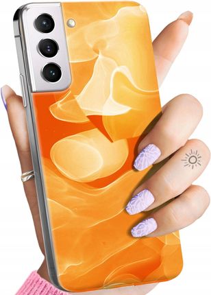 Hello Case Etui Do Samsung Galaxy S21 5G Pomarańczowe