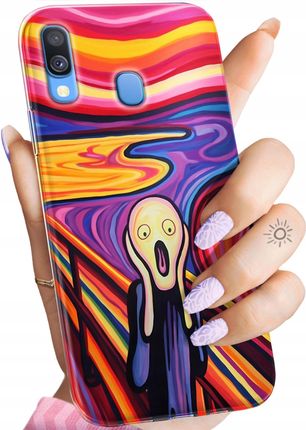 Hello Case Etui Do Samsung Galaxy A40 Krzyk Munch