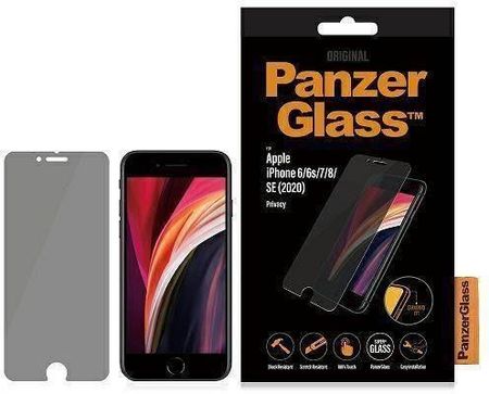Panzerglass Szkło Hartowane Iphone 6 6S 7 8 Se 2020 2022 Standard Super Privacy