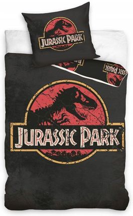 Pościel Bawełniana Jurassic Park 160X200 Dinozaur