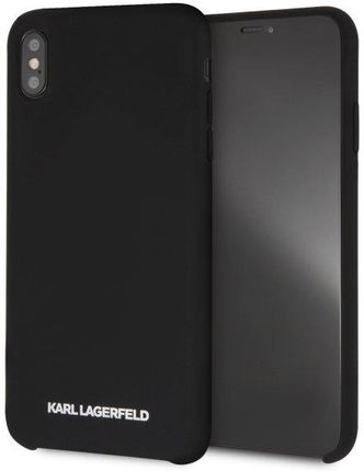 Karl Lagerfeld Klhci65Slbks Iphone Xs Max Hardcase Czarny Black Silicone