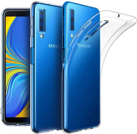 Alogy Etui Silikonowe Obudowa Case Do Samsung Galaxy A7 2018 A750 Przezroczyste 5907765675243