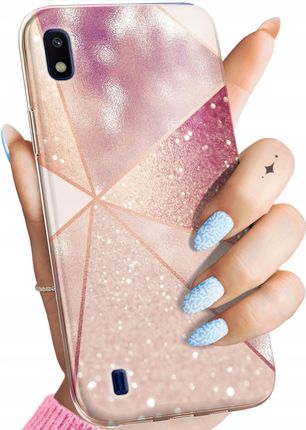 Hello Case Etui Do Samsung Galaxy A10 Różowe Złoto
