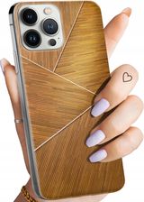 Hello Case Etui Do Iphone 13 Pro Max Brązowe Drewniane