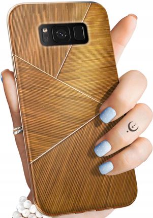 Hello Case Etui Do Samsung Galaxy S8 Brązowe Drewniane