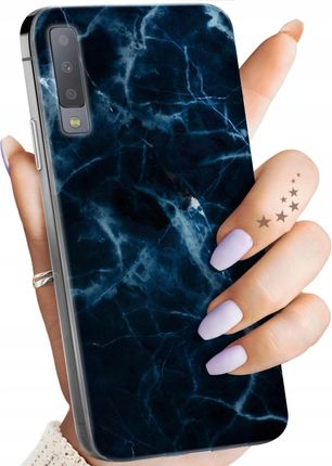 Hello Case Etui Do Samsung Galaxy A7 2018 Granatowe