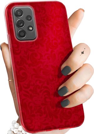Hello Case Etui Do Samsung Galaxy A52 5G Czerwone Guma
