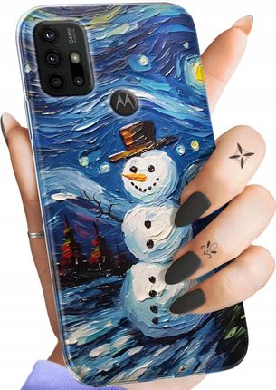 Hello Case Etui Do Motorola Moto G30 Bałwan Zima Śnieg