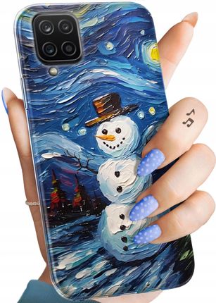 Hello Case Etui Do Samsung Galaxy A12 Bałwan Zima Śnieg
