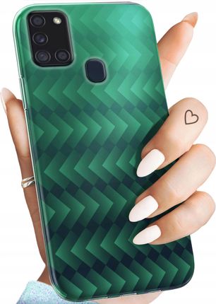 Hello Case Etui Do Samsung Galaxy A21S Zielone Green