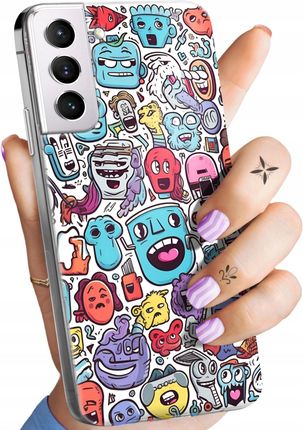 Hello Case Etui Do Samsung Galaxy S21 5G Doodle Potwory