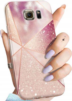 Hello Case Etui Do Samsung Galaxy S6 Różowe Złoto Róż