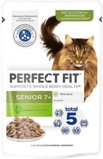 Zdjęcie Perfect Fit Senior 7+ Mokra Dla Starszych Kotów Z Indykiem I Marchewką W Sosie 85g - Mieroszów