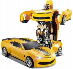 Zdjęcie Jaki Auto Transformers Samochód Robot 2W1 Pilot Zdalnie Sterowany Rc Bumblebee - Bytów