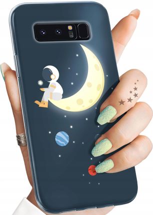 Hello Case Etui Do Samsung Galaxy Note 8 Księżyc Kosmos