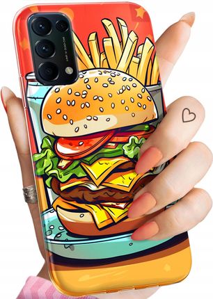 Hello Case Etui Do Oppo Reno 5 5G Hamburger Burgery