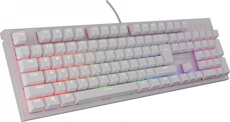 Klawiatura Genesis Thor 303 RGB Silent Biała Hot Swap