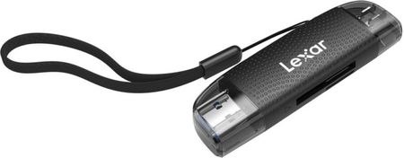 Lexar Dual Slot USB-A/C microSD Card USB 3.1 Reader (LRW310UBNBNG)