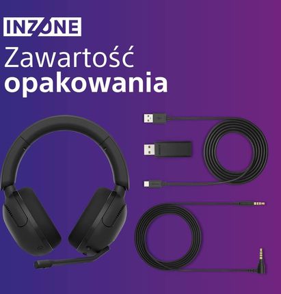 ほぼ新品 SONY INZONE H5 Sony INZONE H5 czarne (WHG500BCE7) - Opinie i ceny na Ceneo.pl