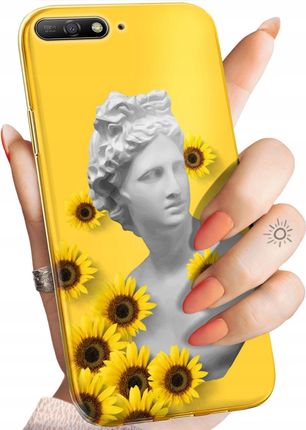 Hello Case Etui Do Huawei Y6 2018 Żółte Słoneczne