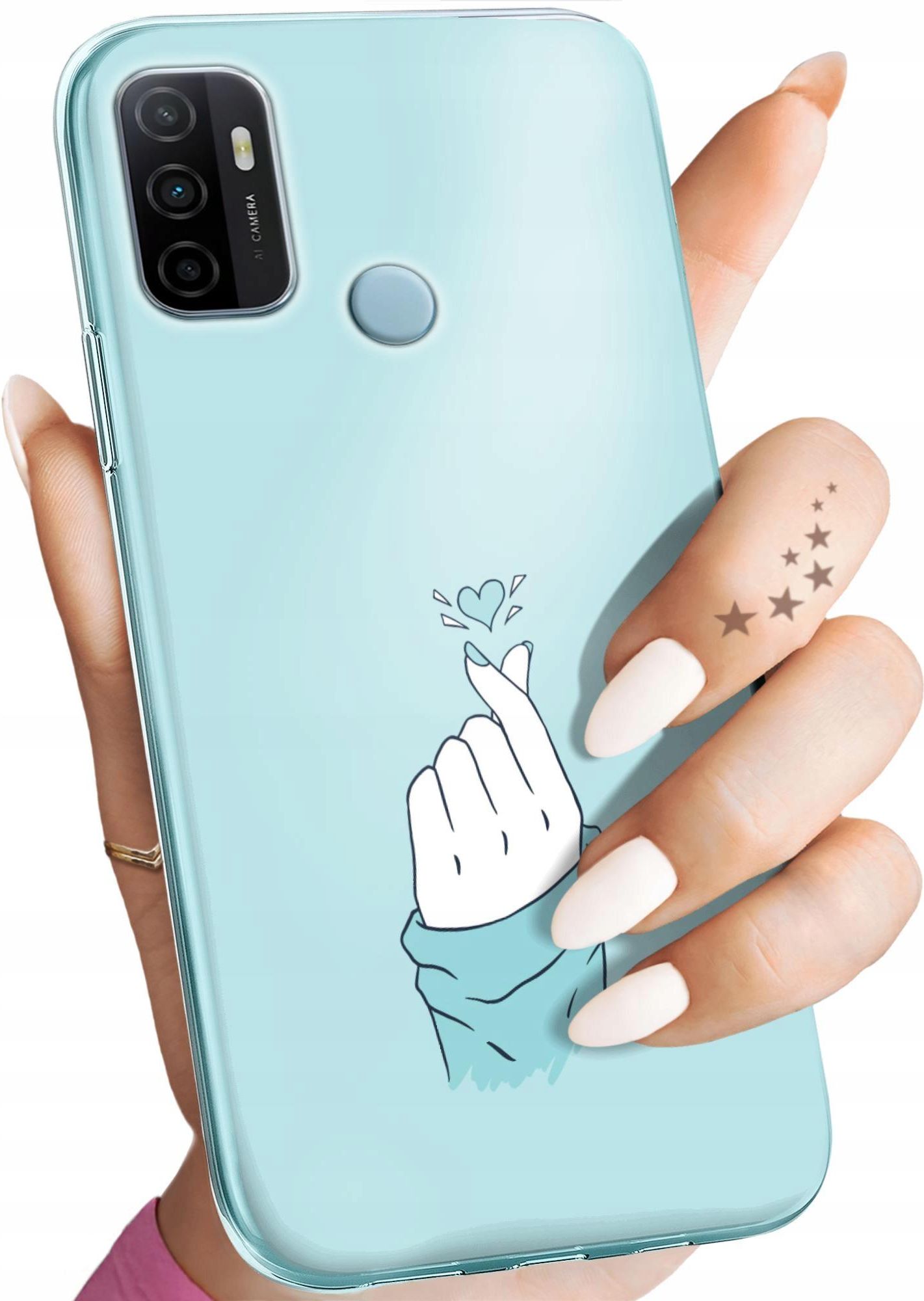 Custodia Per Oppo A53 2020 / A53S: Trasparente Con Disegni Animali (cane E Gatto), Morbida Silicone TPU
