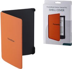 Pocketbook Shell Cover Wykonana Z Wytrzymałego Materiału Z Funkcją Sleep Cover Na Wersety I Wersety Pro Pomarańczowa