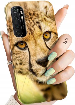 Hello Case Etui Do Mi Note 10 Lite Gepard Cętki