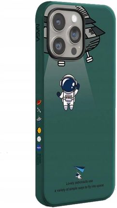 Nexeri Etui Astronaut Do Iphone 14 Obudowa Silikonowe Matowe Szkło 9H