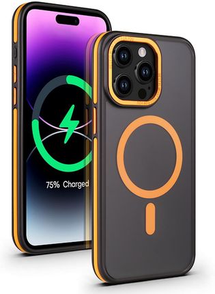 D Pro D Pro Matte Contrast Magsafe Case Etui Magnetyczne Iphone 15 Pro Max Orange