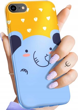 Hello Case Etui Do Iphone 7 8 Se 2020 Słoń Słonie Guma