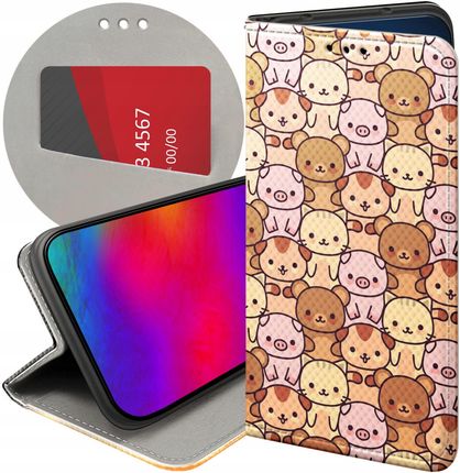 Hello Case Etui Z Klapką Do Huawei Y7 2019 Zwierzęta