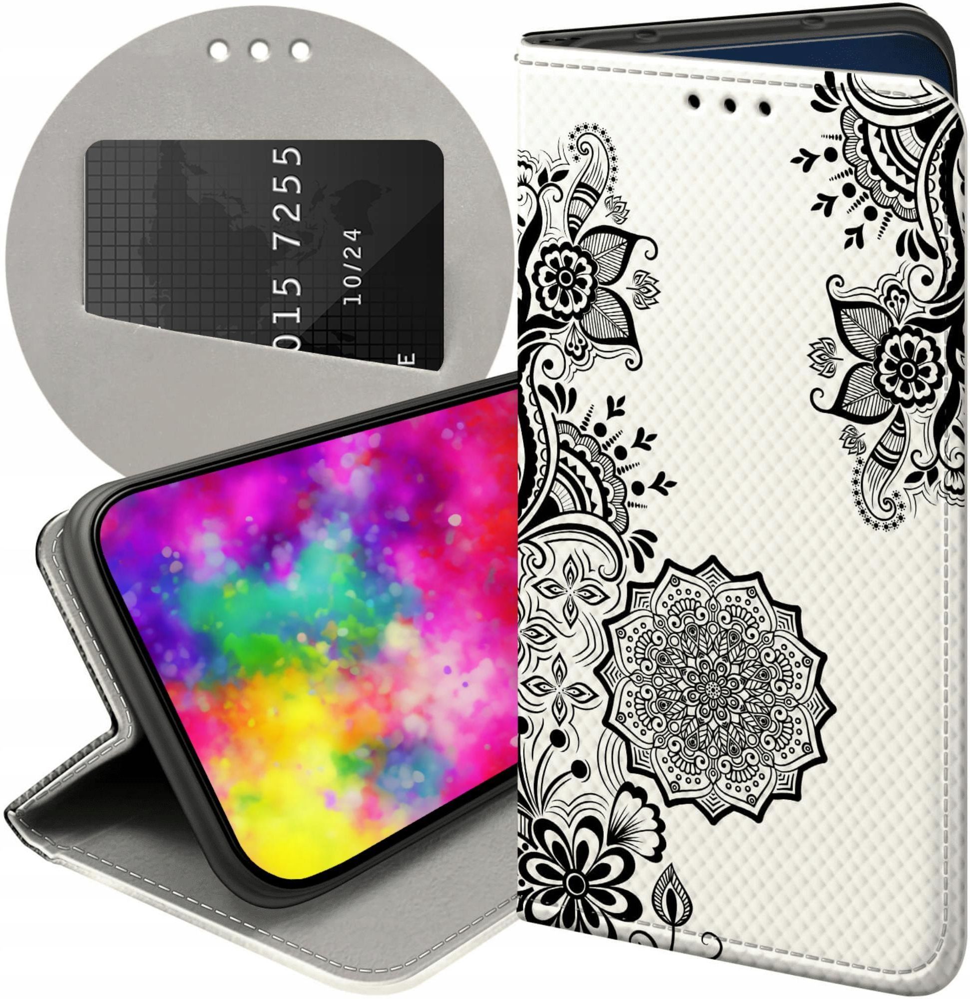 Coque Silicone Imprimée Mandala Pour Huawei Mate 20 Lite - Modèle Blanc Multicolore