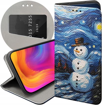 Hello Case Etui Do Samsung Galaxy A40 Bałwan Zima Śnieg
