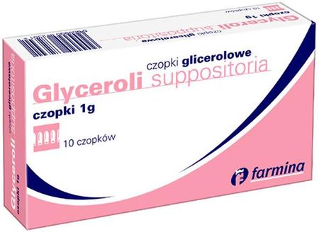 Farmina Czopki Glicerolowe 1g 10Szt