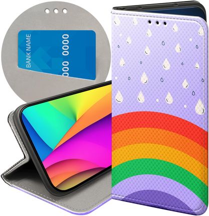 Hello Case Etui Do Motorola Moto E5 Plus Tęcza Rainbow