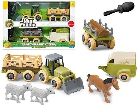 Artyk Mini Farma Traktor Z Przyczepą Do Skręcania 579942