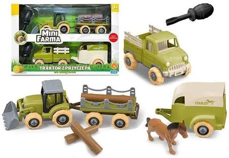 Artyk Mini Farma Traktor Z Przyczepą Do Skręcania 579945