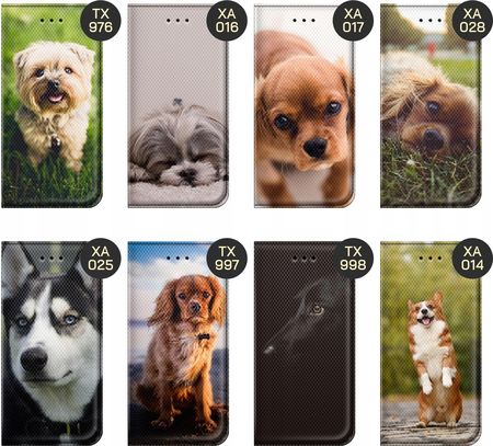 Hello Case Etui Z Klapką Do Oppo A52 Pieski Psiaki Dogs - zdjęcie 5