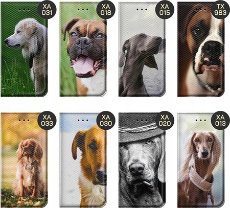 Hello Case Etui Z Klapką Do Oppo A52 Pieski Psiaki Dogs - zdjęcie 4