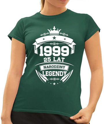 1999 Narodziny legendy 25 lat - damska koszulka z nadrukiem