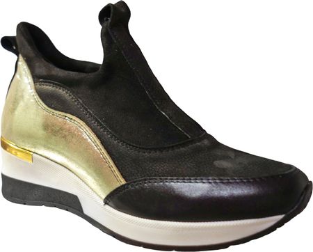 Sportowe damskie buty czarno-złote 37