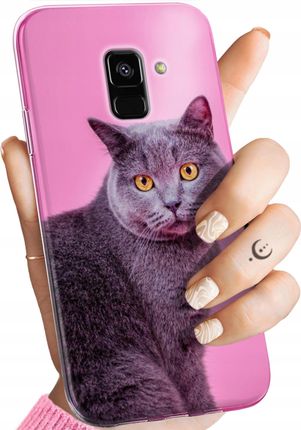 Hello Case Etui Do Samsung Galaxy A5 A8 2018 Koty Kotki