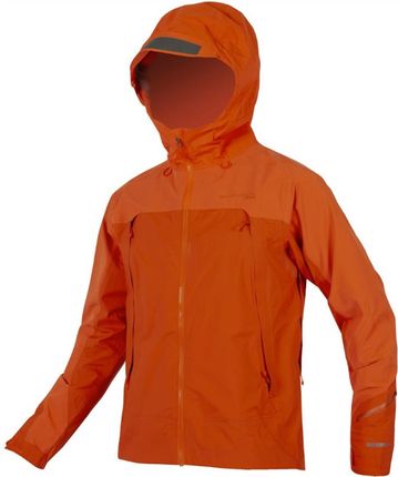 Kurtka Rowerowa Endura Mt500 Waterproof Ii Czerwony-Pomarańczowy Rozmiar: M